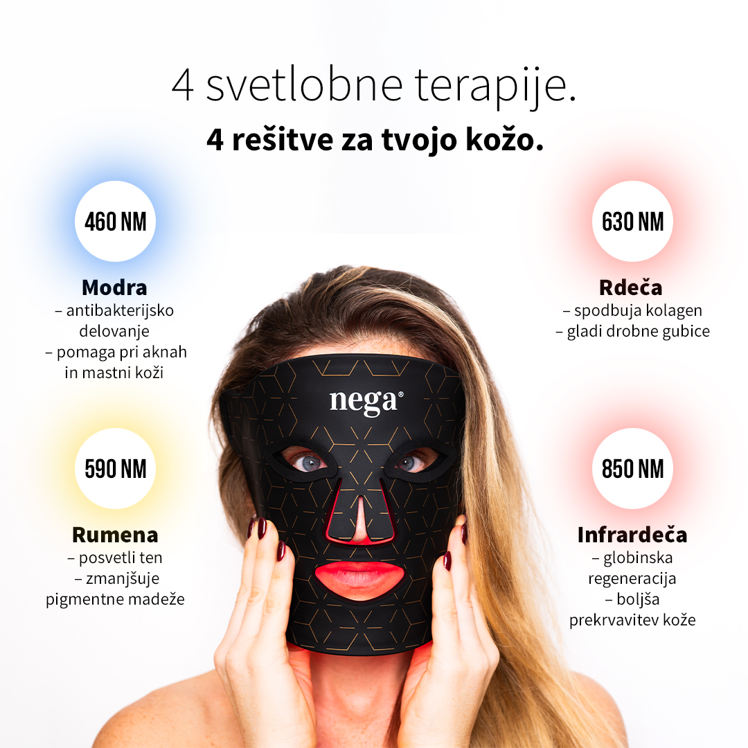 4 tipa LED svjetlosne terapije